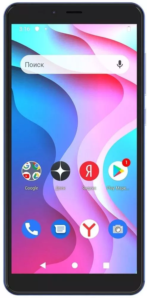 Смартфон Inoi A52 Lite 32GB (синий) фото-2