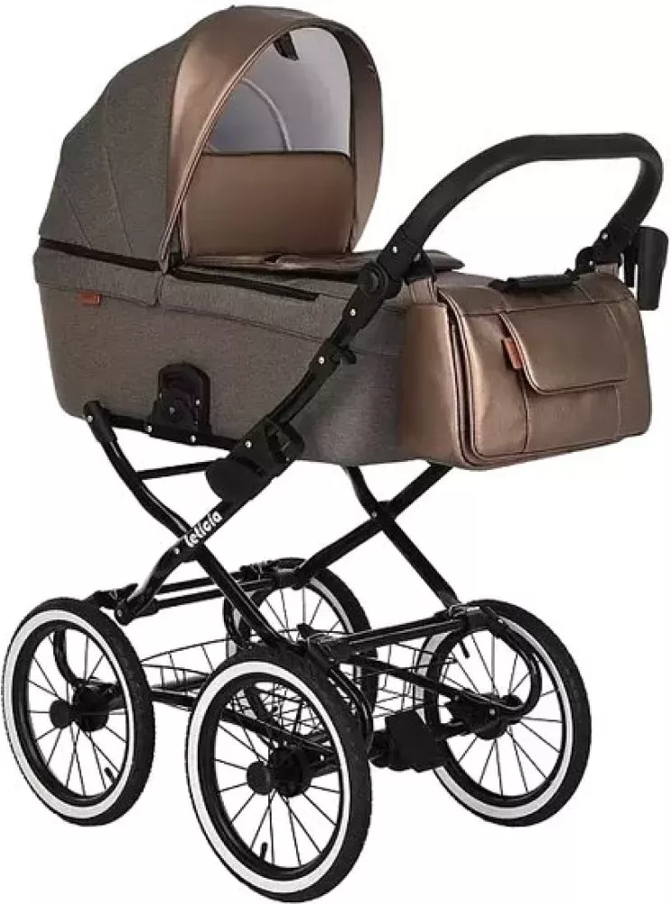 Коляска-люлька Pituso Leticia Classic (511/CL, chocolate/brown metalic) фото-2